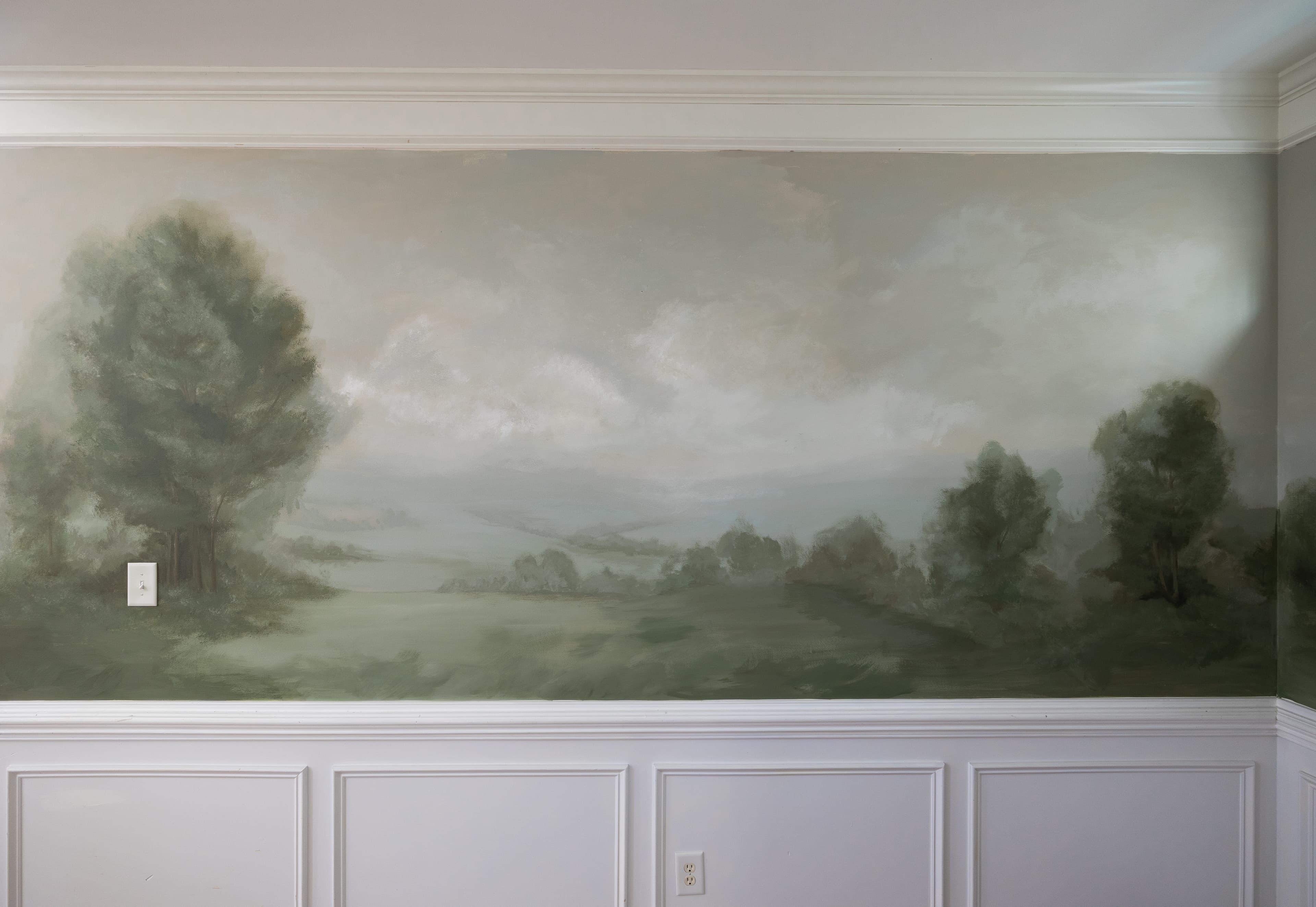 Mural — wide landscape view